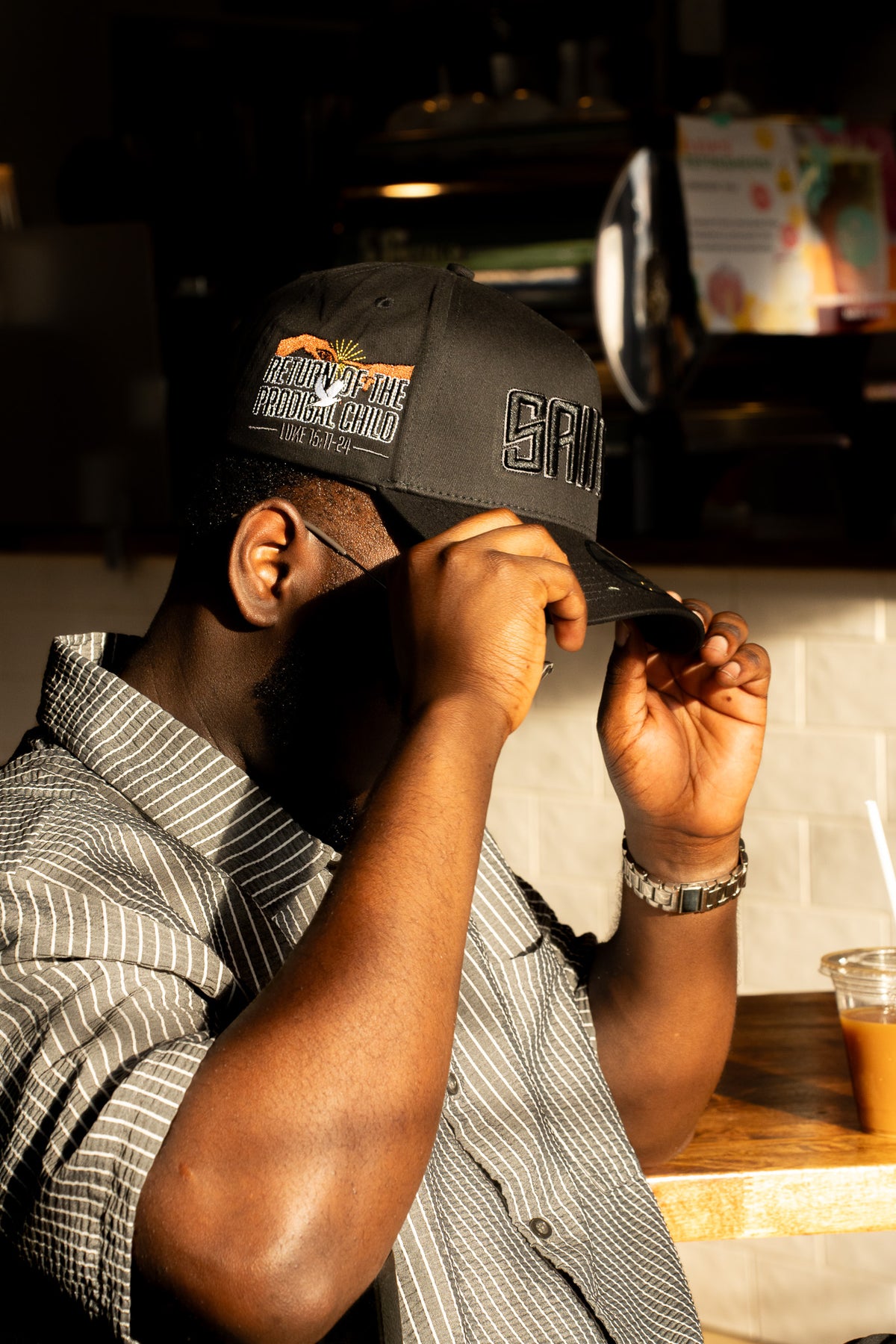 SAINT Whisper Black Snapback
