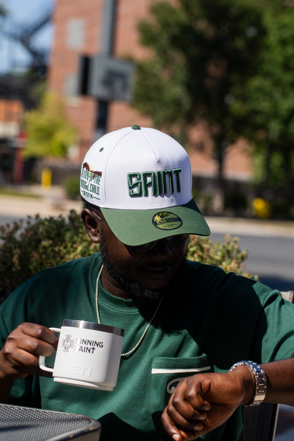 SAINT Obsidian Green Snapback